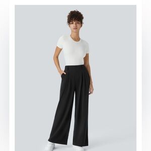 Halara Flex™ High Waisted Pocket Wide Leg Waffle Work Pants